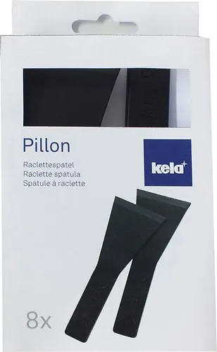 Kela Raclettespateln Pillon 8tlg. Schwarz in schwarz von Kela