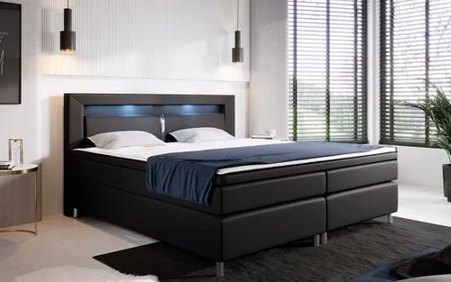 Baidani Boxspringbett Hypnos, inkl LED, Topper und Matratze