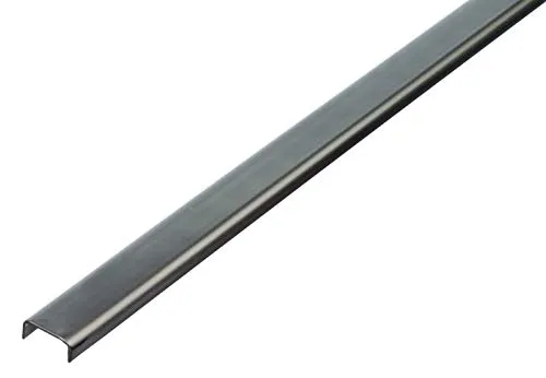 Alberts 485313 U-Profil | Edelstahl | 1000 x 16 x 10 mm