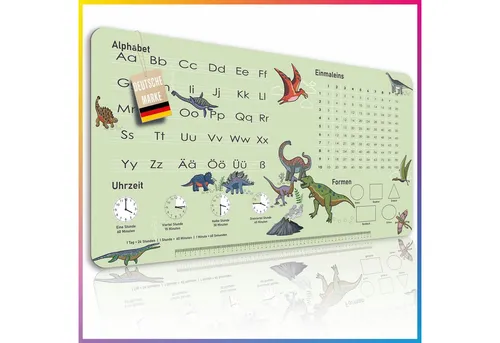 Lineo Schreibtischunterlage Tischunterlage & Malunterlage für Kinder 80x40 cm, (Robuste Malunterlage Schreibtisch Unterlegmatte)