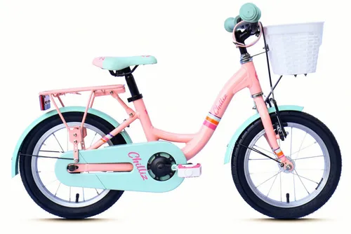 CHILLIZ Kinderrad 14 Zoll CHD.01 rosa – Sicher und wendig für kleine Abenteurer - Das CHILLIZ Kinderrad ist mit einem leichten Aluminiumrahmen ausgestattet, der für einfache Handhabung sorgt. Mit zuverlässigen Bremsen und einem geschlossenen Kettenkasten ist Sicherheit garantiert. Ideal für Kinder ab 4 Jahren.