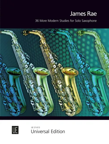 James Rae / 36 More Modern Studies für Saxophon solo (S/A/T/Bar)