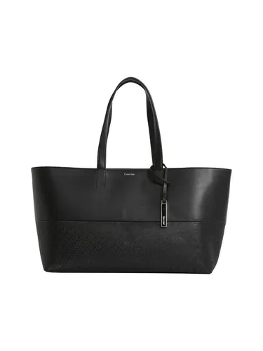Calvin Klein CK Mixmedia Shopper Tasche 39 cm in schwarz von Calvin Klein