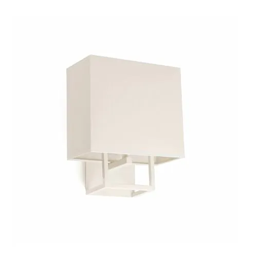 Faro Barcelona 29980 - VESPER Wandleuchte weiß - Elegante Wandleuchte in Weiß, ideal für stimmungsvolle Beleuchtung in Wohnräumen. Perfekt für E14 Leuchtmittel, um Ihre Räume individuell zu gestalten.