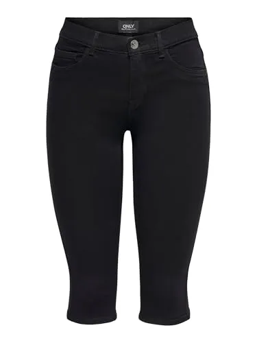 ONLY Onlrain Life Reg Sk Knickers DNM Noos - Stylische Jeansshorts für Damen, mit bequemer Passform und vielseitig kombinierbar für jeden Anlass.