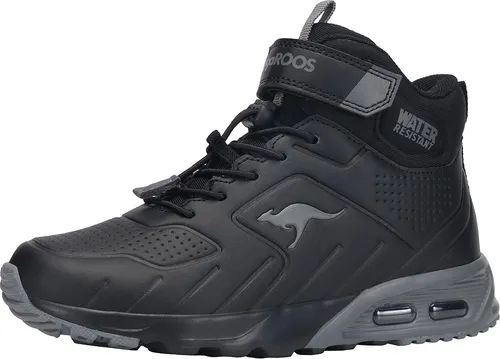 KangaROOS K-KX-Molbo Mid EV Sneakerboots schwarz 28 EU - Sneakerboots in Größe 28 EU, ideal für aktive Kinder mit robustem Synthetik-Obermaterial und praktischem Klettverschluss für einfaches An- und Ausziehen.