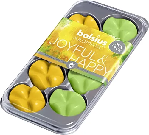 Bolsius Fröhlich und glücklich 8er-Pack Duftkerzen