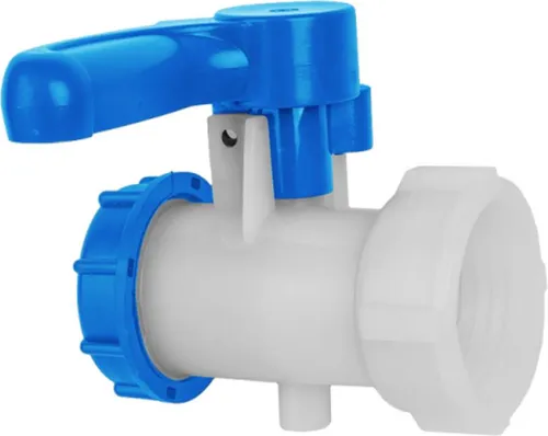 Zawór motylkowy do mauzera ibc gw s60x6 z wylotem gz s60x6