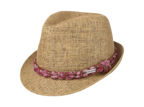 CHILLOUTS Labasa Hut - Stilvoller Sommerhut für Herren - Eleganter Trilby aus leichtem Papierstroh, perfekt für sonnige Tage. Verstellbare Größe sorgt für optimalen Tragekomfort. Ideal für Strand, Garten oder Stadtbummel.