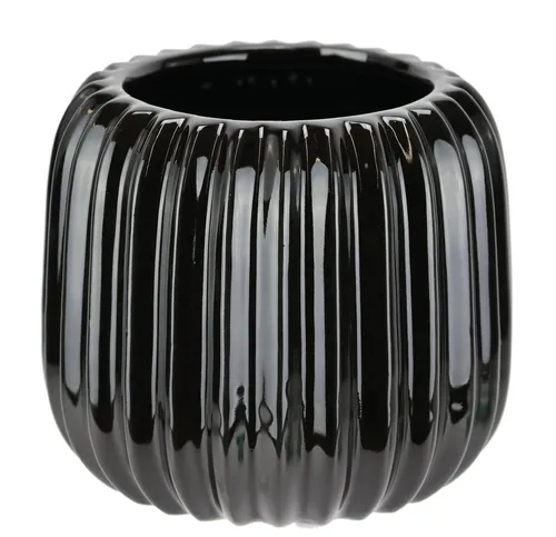 I.GE.A. Dekovase Vase aus Keramik (1 St), Dekovase Blumenvase Modern für Tischdeko Tischvase Deko Trockenblume