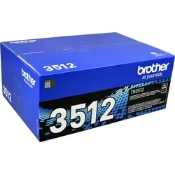 Brother Toner TN-3512 Schwarz - Hohe Druckkapazität - Toner für Brother Drucker, original und langlebig mit einer Kapazität von ca. 12.000 A4-Seiten bei 5% Deckung, ideal für hohe Druckvolumen.
