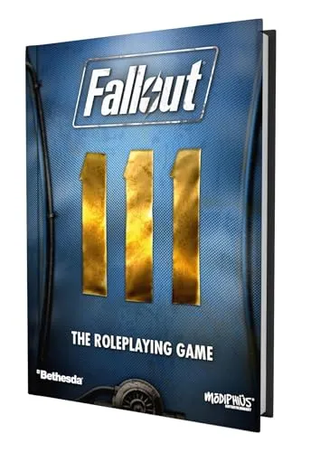 Fallout: Das Rollenspiel - Regelwerk (Hardcover) - Belletristik und Rollenspiel, 438 Seiten voller Regeln, Hintergrundwissen und Konzeptzeichnungen aus der Fallout-Welt, ideal für Fans und Neulinge.