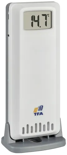 TFA Dostmann 30.3900.02 ID-A0 Thermo- / Hygrosensor - Hygrometer zur präzisen Kontrolle von Temperatur und Luftfeuchtigkeit, kompatibel mit TFA.me System und ideal für Innen- und Außenbereiche.