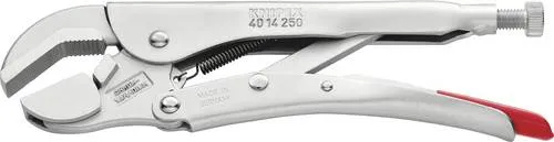 Knipex 40 14 250 Gripzange 0 - 45mm 250mm - Gripzange für Rund-, Profil- und Flachmaterial, hohe Spannkraft durch Kniehebelübersetzung, ideal für präzises Arbeiten in Werkstätten.