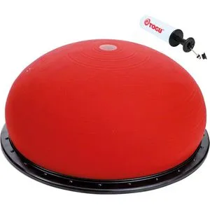 Togu Balance-Ball Jumper - Trampolineffekt, Ø 52 cm, rot - Balanceboard mit Trampolineffekt, bis 200 kg belastbar und geruchsneutral. Ideal für Fitness und Koordinationstraining, Made in Germany. 30 Jahre Herstellergarantie.