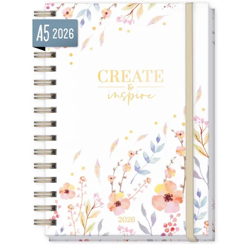 Lieblings-Timer 2026 / A5 / Sweet Flowers / Häfft-Verlag