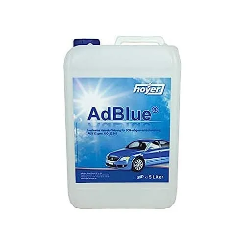 Hoyer AdBlue Hochreine SCR Harnstofflösung ISO 22241, 5 Liter