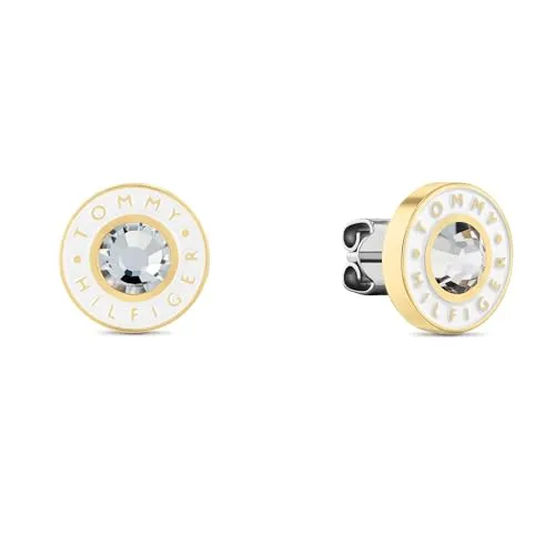 Tommy Hilfiger Jewelry Ohrstecker für Damen mit Kristallen in weiß von Tommy Hilfiger