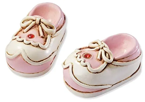 Babyschuhe - rosa * Baby Geburt Taufe * Tortendekoration * Tortenfigur * Tischdekoration
