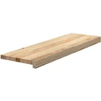 vidaXL Treppenstufen 16 Stk. Unbehandelt 80x25x2 cm Massivholz Eiche - Treppen & Geländer – Hochwertige, unbehandelte Treppenstufen aus massivem Eichenholz, ideal zur individuellen Gestaltung deiner Treppe oder als Fensterbank.