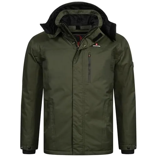 Höhenhorn Starsgard Herren Winterjacke Grün Gr. S - Wasserdichte Winterjacke für Herren, ideal für aktive Tage im Freien. Schützt zuverlässig vor Schnee und Regen, mit atmungsaktiven Stoffen und hochwertiger Isolierung für optimalen Komfort.