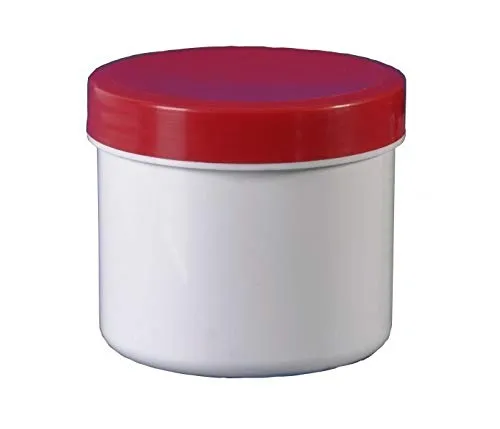 Fa.ars 20 Salbendosen Salbendose75 g 90 ml Deckel rot Salbendöschen Salbendöschen Dose Kunststoffdose Schraubdeckeldosen Schraubdeckel