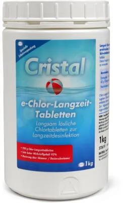 CRISTAL e-Chlorlangzeittabletten, 5x200g