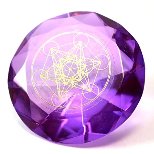 Tachyonen Glas Diamant Metatron violett 45 Energie Heilige Geometrie 7. Chakra I Urenergie I Chakrenarbeit I Energiearbeit I Heilsitzungen I