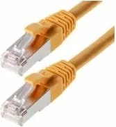 Helos CAT 5e Patchkabel (SF/UTP, 5 m) gelb
