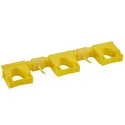 Vikan Hygienisches Hi-Flex-Wandhalterungssystem 10116 , Farbe: Gelb