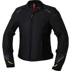 IXS Carbon-ST Damen Motorradjacke 3XL, wasserdicht und atmungsaktiv - Motorradjacke mit solto-TEX® Membran, atmungsaktivem Netzfutter und austrennbarem Thermofutter für optimalen Komfort bei jedem Wetter.