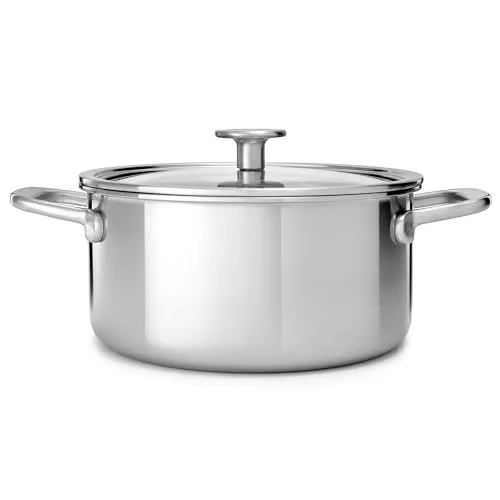 KitchenAid 2tlg. Edelstahl-Topf