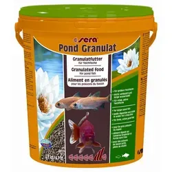 sera Pond Granulat - 21 Liter Granulatfutter für Teichfische - Hochwertiges Granulatfutter für Teichfische, sorgt für gesundes Wachstum und kräftige Farben.