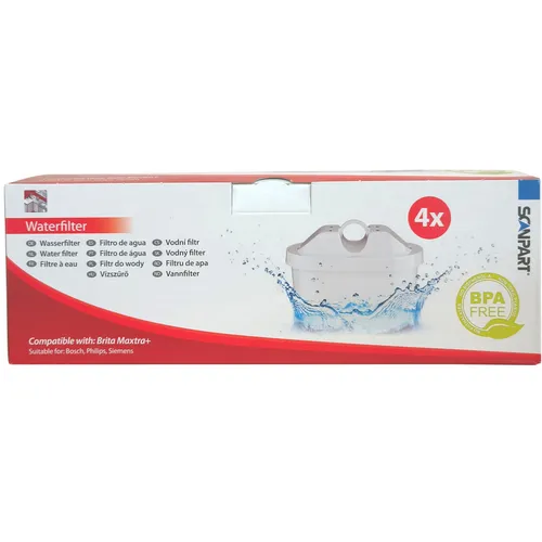 8x Scanpart Wasserfilter Kartuschen | kompatibel mit Brita Maxtra+ | TÜV geprüft