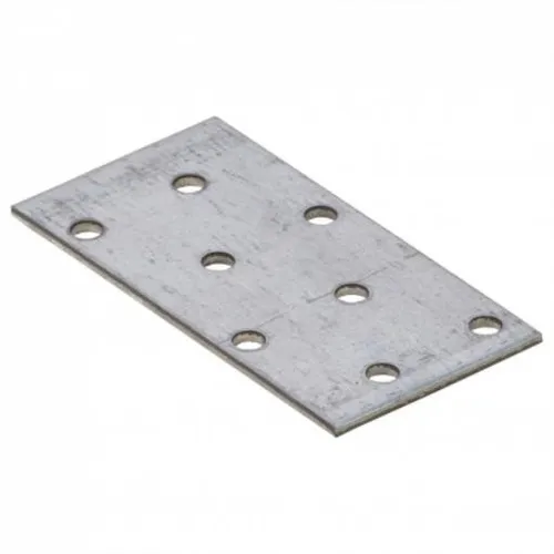Lochplatte 80 x 40 x 2,00 mm Flachverbinder Holzverbinder verzinkt