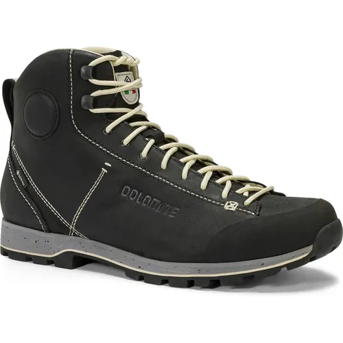 Dolomite Shoe 54 High Fg Evo GTX black (0119) 6.5 - Wanderschuhe mit hochwertigem, LWG-zertifiziertem Nubukleder und wasserdichter GORE-TEX-Membran, ideal für Freizeit und Alltag. Genießen Sie höchsten Komfort mit recyceltem Fußbett und exzellentem Grip der Vibram Ice Trek 2 Laufsohle.