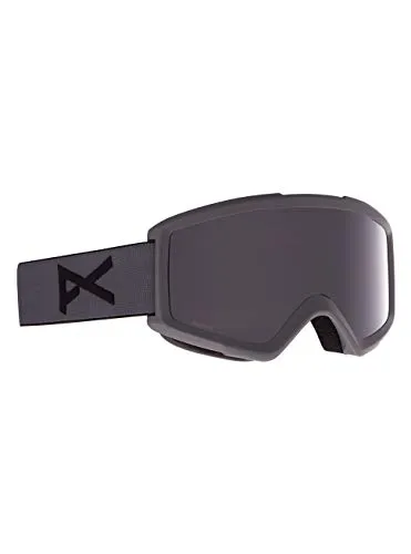 ANON HELIX 2.0 Schneebrille 2025 stealth/perceive sunny onyx - Snowboardbrille mit Perceive Brillengläsern für klare Sicht und Geländeerkennung. Flexibler Rahmen, Anti-Beschlag-Technologie und zusätzliches Brillenglas für alle Lichtverhältnisse.