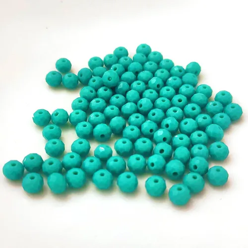 Glasperlen Facettiert zum Basteln Bastelperlen Glasschliff Kristall Perlen Glas