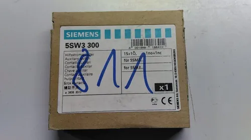 Produktbild Siemens 5SW3300 Hilfsschalter / Hilfskontakt 1x nc / 1x no (1S/1Ö)