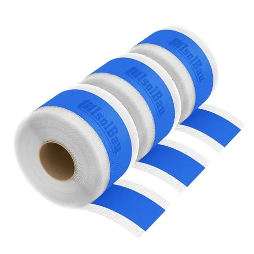 Isolbau Dichtband P2 Blau - 150 m Abdichtband Wasserdichtes Dichtungsband für Sanitär, Dusche, Bad, Fliesen, Balkon und Terrasse, Abdichtung für Innen- & Außenbereich Isolierung - 120 mm