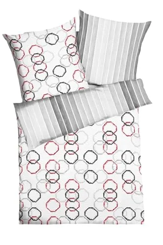 JACK by Kaeppel Edel Seersucker Bettwäsche 135x200cm 2 TLG. in grau von JACK