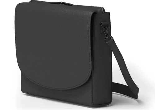 Damen Umhängetasche 30609 Black - Vegane Handtasche aus hochwertigem Kunstleder – Kompakt, elegant und perfekt für jeden Anlass. Mit verstellbarem Schulterriemen für optimalen Tragekomfort.