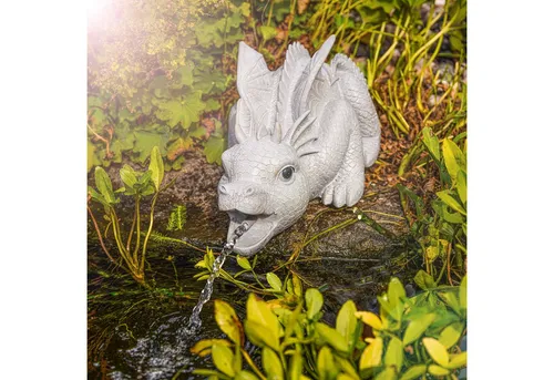 esotec Wasserspeier Solar Wasserspeier-Set Drache 