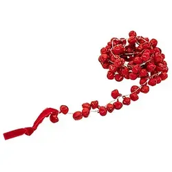 Schellen-Girlande, rot, 120 cm von buttinette