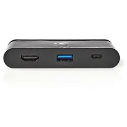 Nedis USB-Adapter USB 3.1 USB Type-CTM USB Type-A / USB Type-CTM / 1x HDMI®, Schwarz