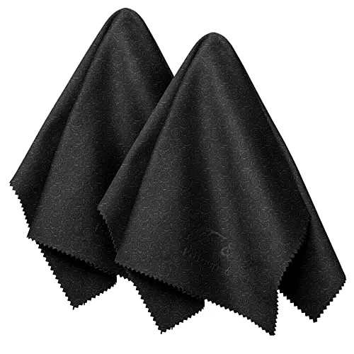 Edison & King 2X XXL Brillenputztücher (30x40cm) - besseres Handling der Mikrofasertücher durch Grip-Struktur …