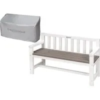WONDERMAKE Gartenbank für Kinder in weiß von WONDERMAKE