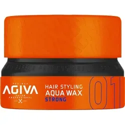 Agiva Haarwachs Aqua Strong – Starker Halt, Orange 155 ml in orange von Agiva