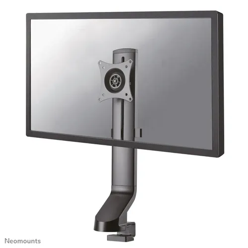 Neomounts FPMA-D860BLACK Monitor Tischhalterung - Tischhalterung für Monitore bis 27 Zoll, ergonomisch verstellbar für optimale Sicht und Platzersparnis auf dem Schreibtisch.