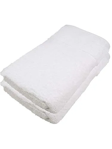 Miamar 2 er Set Saunatuch 80 x 200 cm weich saugstark in 15 Farben erhätlich 500g/m² 100% Baumwolle Öko-Tex Weiß